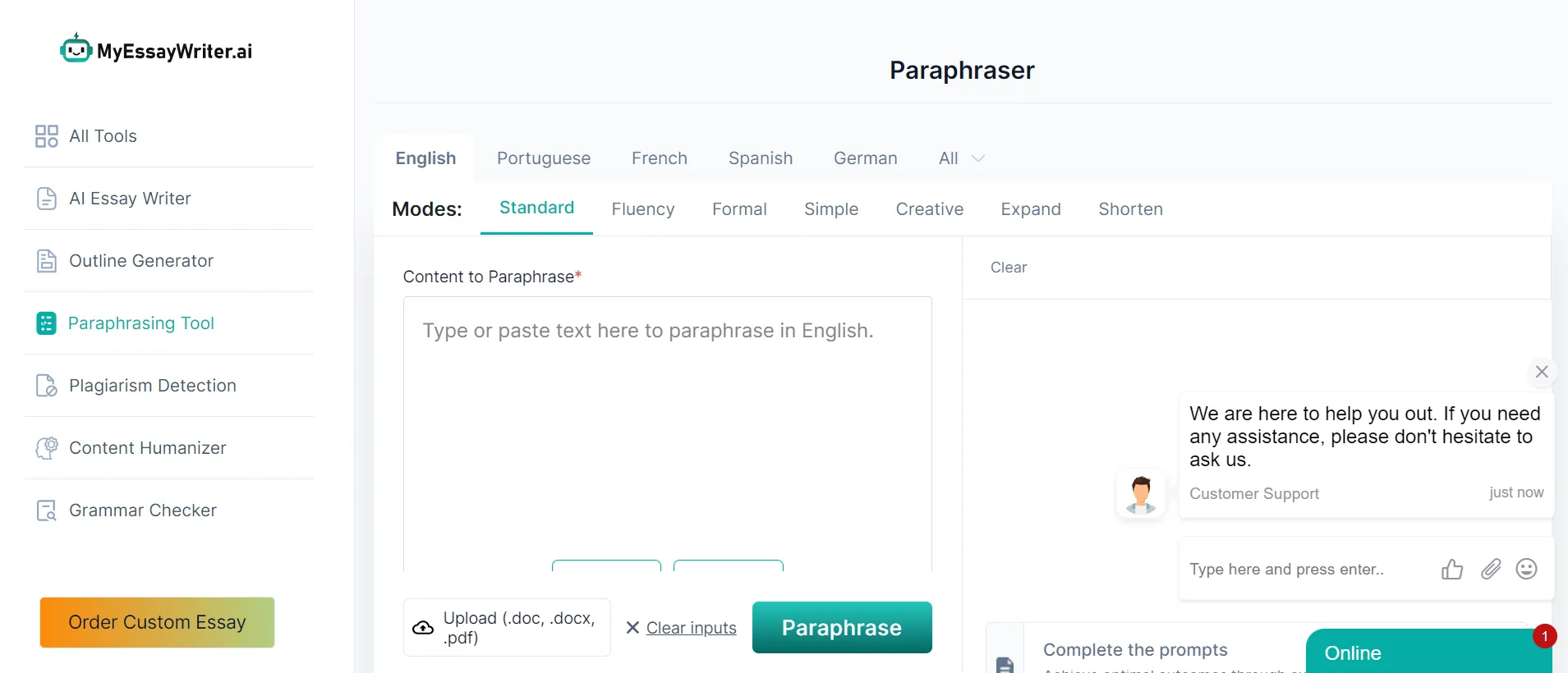 AI Paraphrasing Tool Review - Ratings & Features (2024)