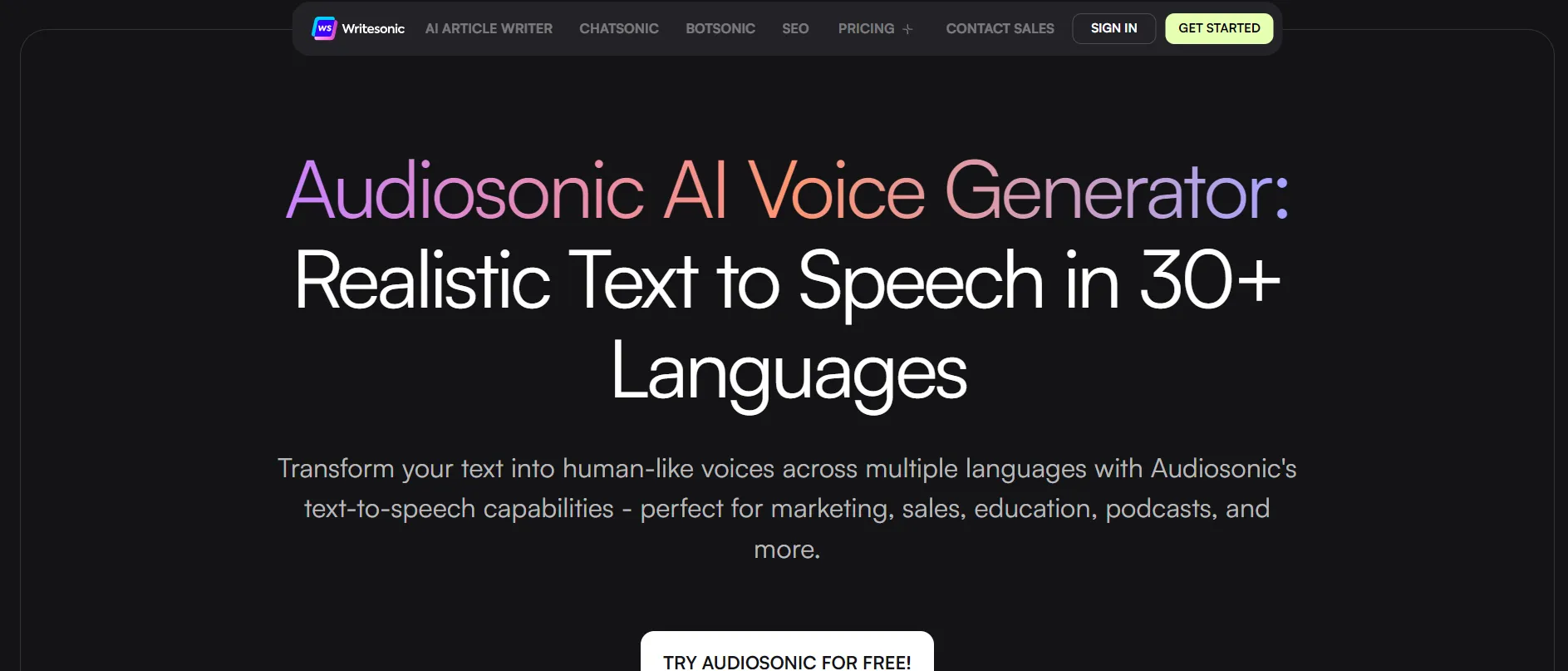 ‍Audiosonic AI Review - Ratings & Features (2024)