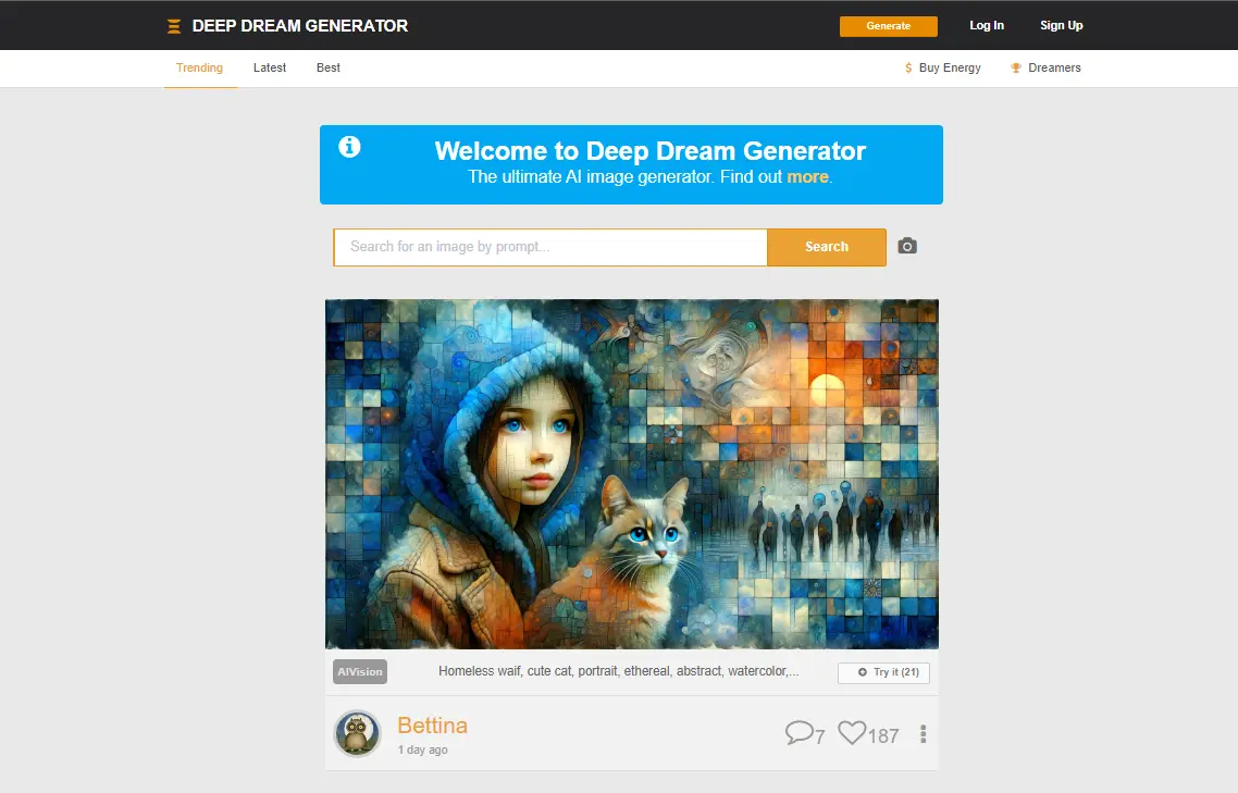 Deep Dream Generator Review - Ratings & Features (2024)