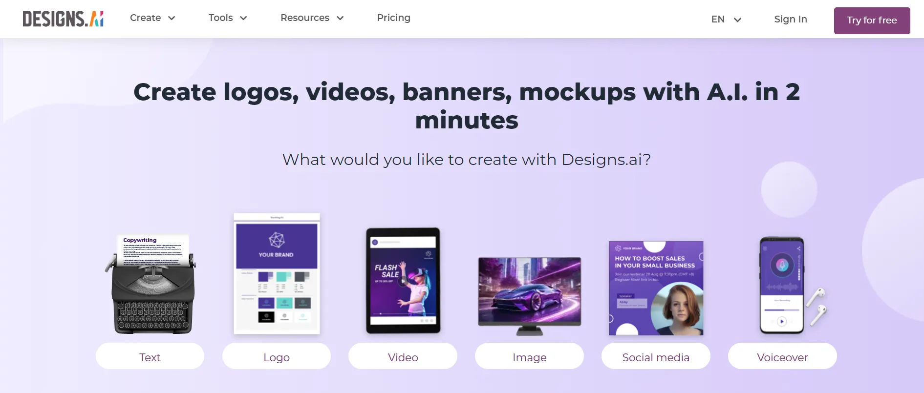 ‍Designs.ai Review - Ratings & Features (2024)