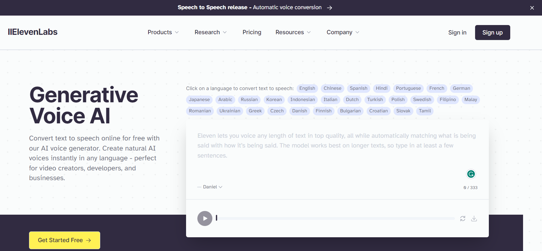 ElevenLabs Review - Ratings & Features (2024)