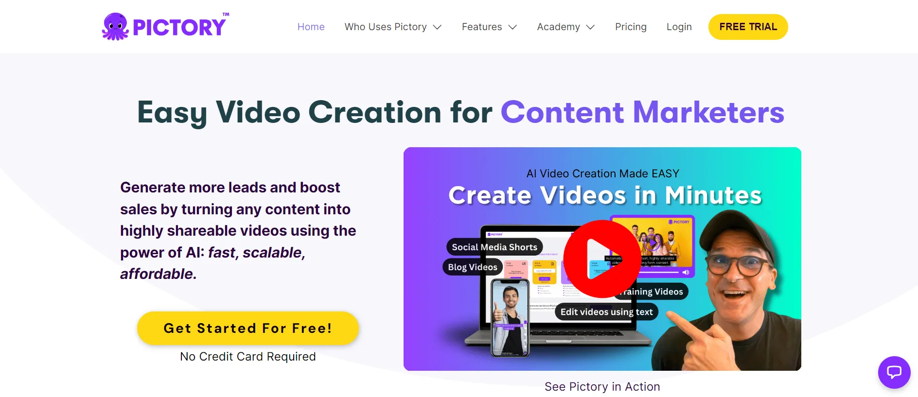 Pictory AI Review - Ratings & Features (2024)