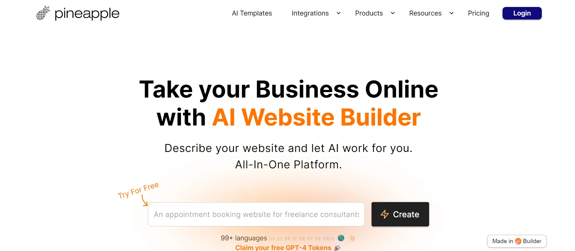 Pineapple Builder AI Review - Ratings & Features (2024)