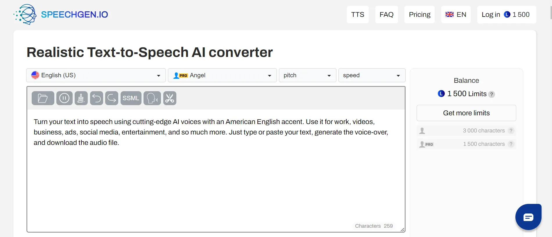 SpeechGen.io Review - Ratings & Features (2024)