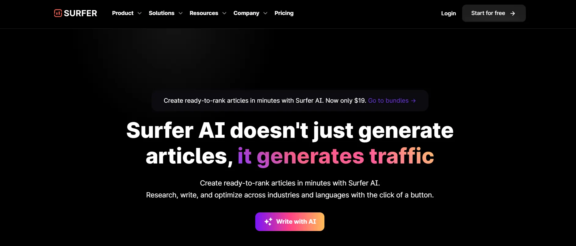Surfer AI Review - Ratings & Features (2024)