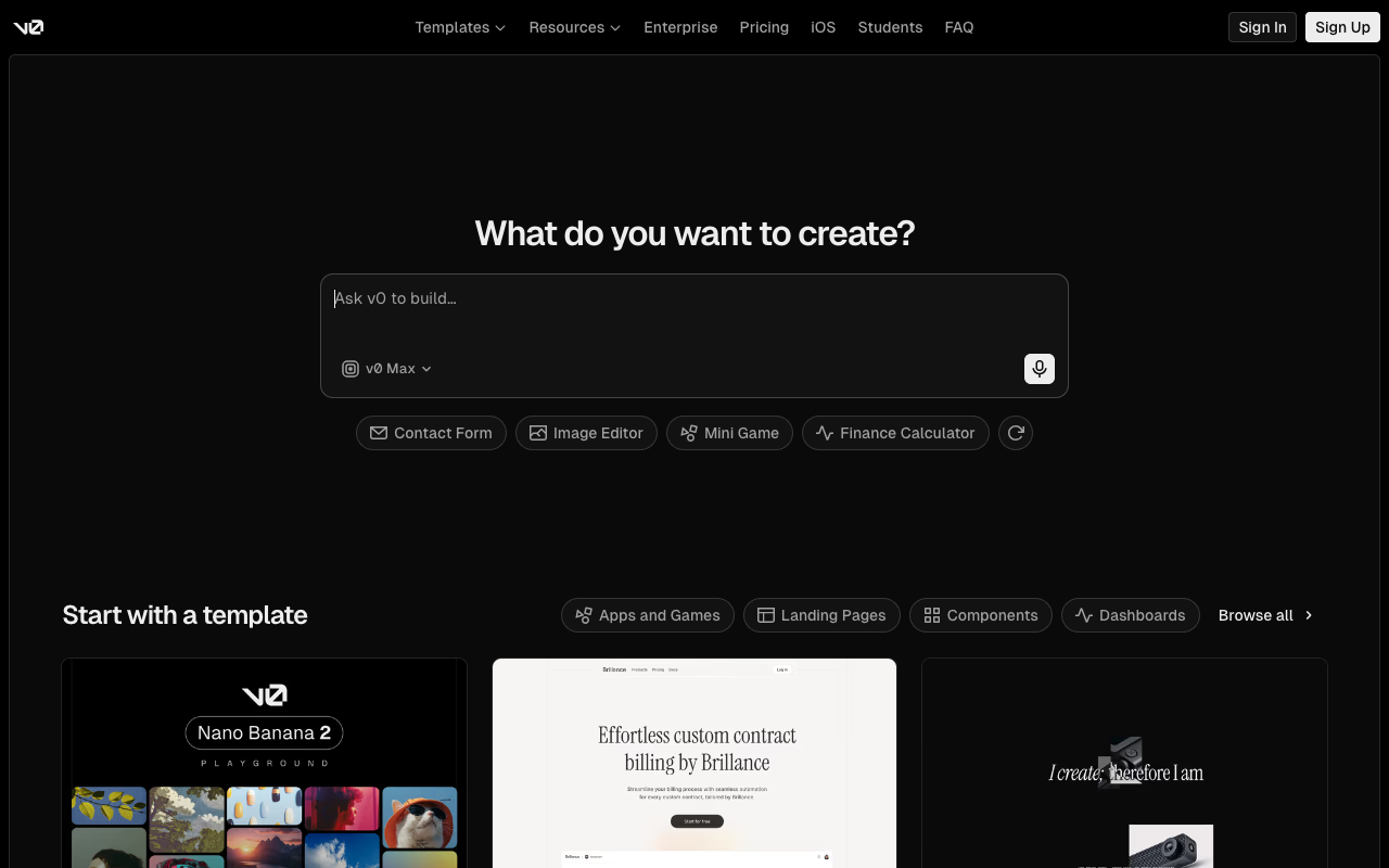 v0 by Vercel Review - Ratings & Features (2026)