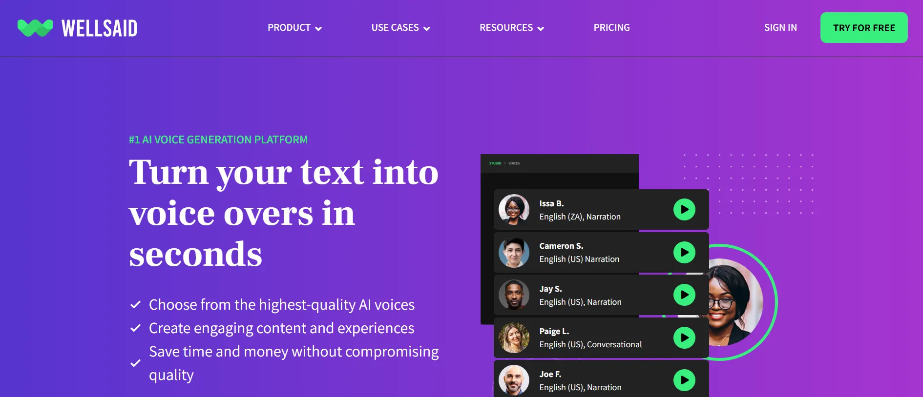‍WellSaid Labs AI Review - Ratings & Features (2024)